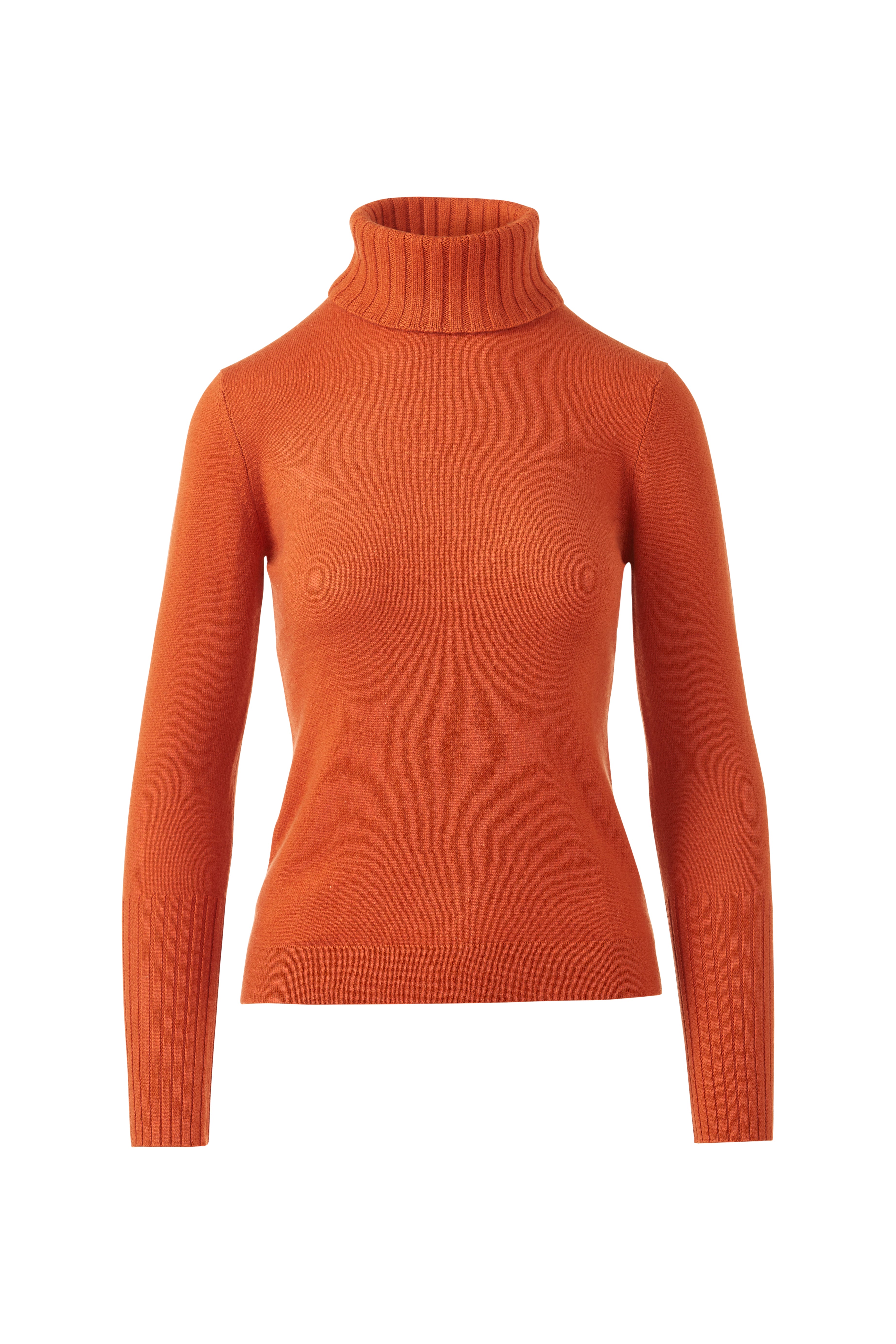 CHUNKY TRIM T-NECK – Kinross Cashmere