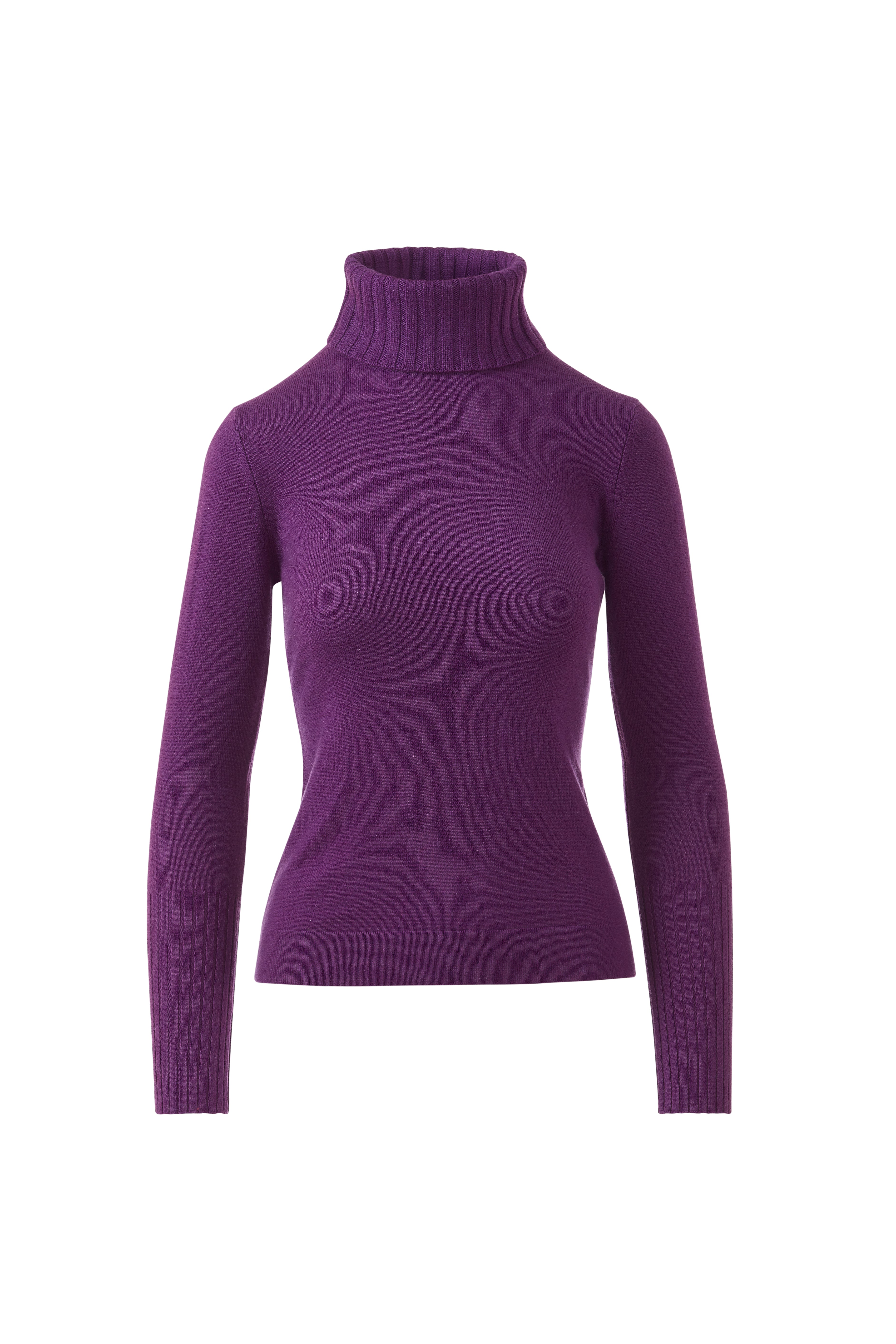 Chunky Trim T-Neck | KINROSS – Kinross Cashmere