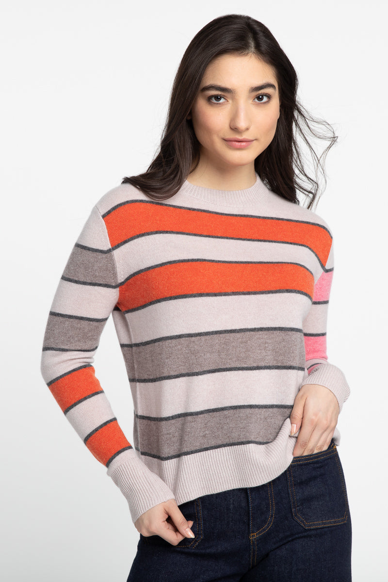 BOLD STRIPE CREW