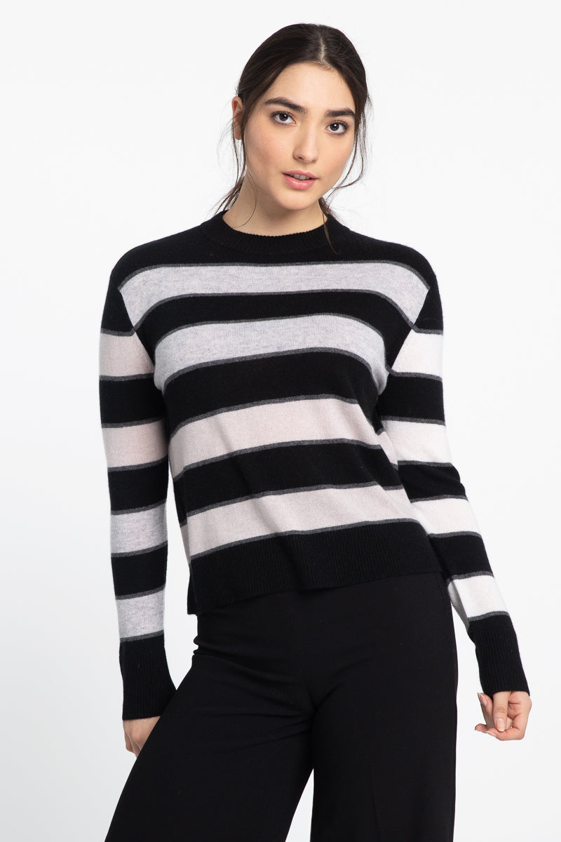 BOLD STRIPE CREW