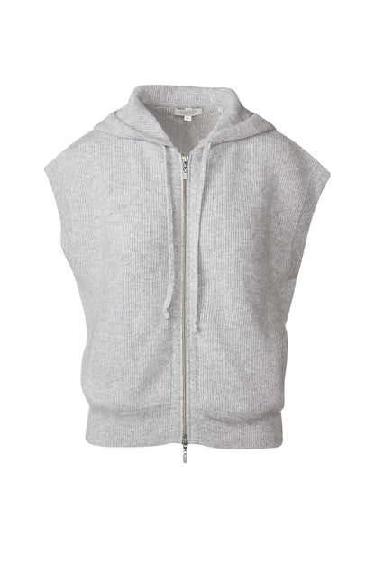 S/L RIB ZIP HOODIE