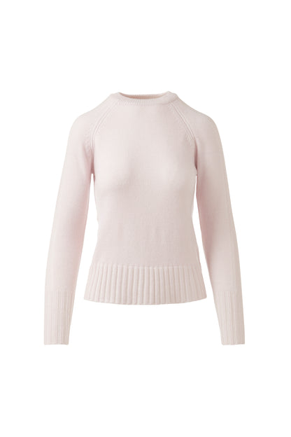 PLAITED RIB TRIM CREW