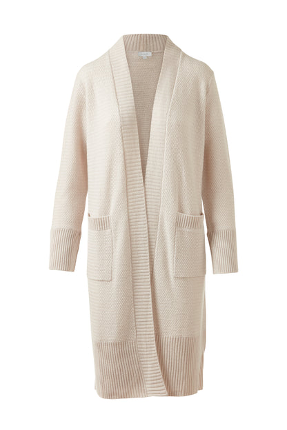 TEXTURED DUSTER CARDIGAN