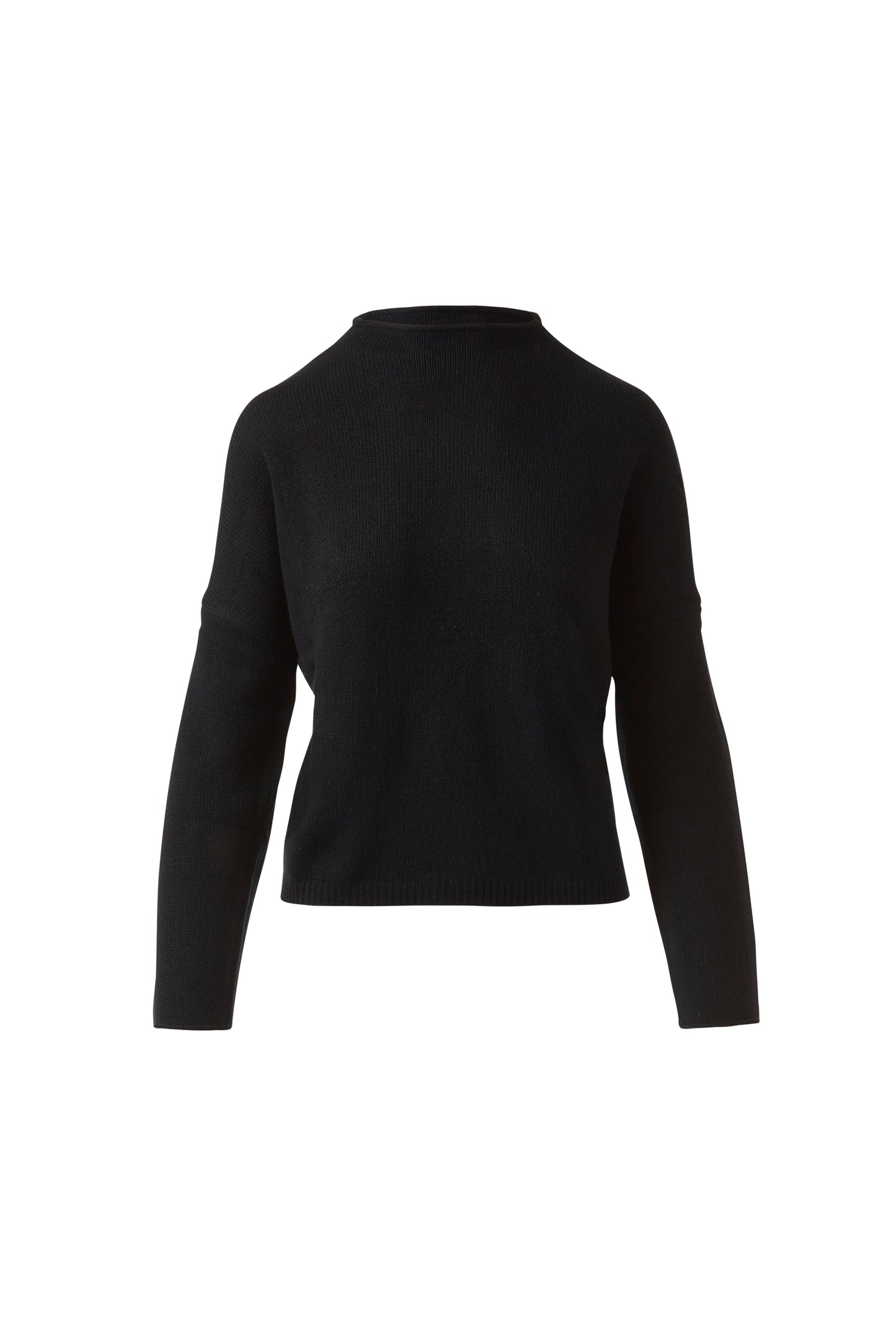 SLOUCHY ROLL TRIM PULLOVER
