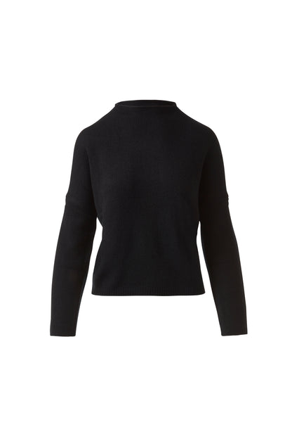 SLOUCHY ROLL TRIM PULLOVER