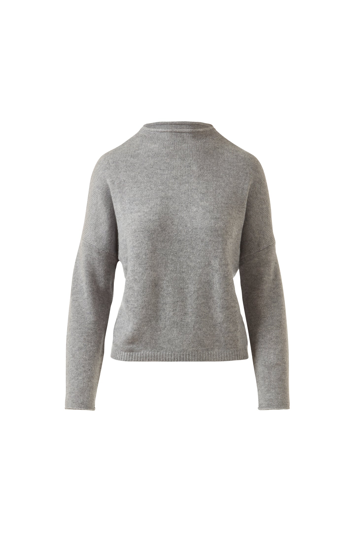 SLOUCHY ROLL TRIM PULLOVER