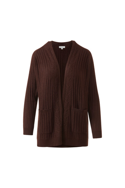 EASY CABLE DETAIL CARDIGAN