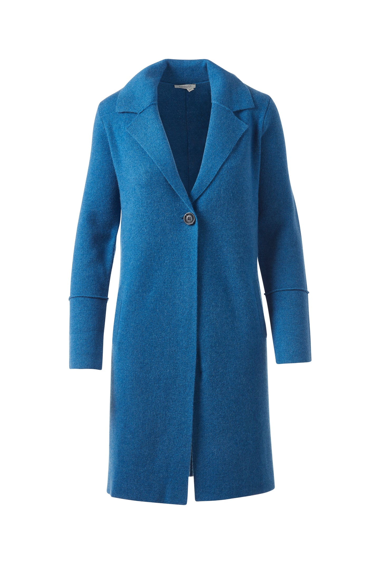 LONG NOTCH COLLAR CARDIGAN