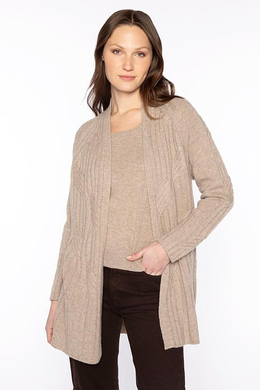 LUXE CABLE CARDIGAN