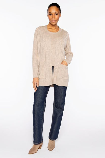 EASY CABLE DETAIL CARDIGAN