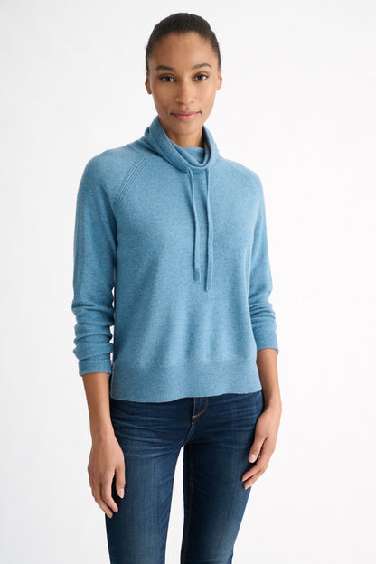 Drawstring Mock Pullover