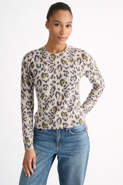 Animal Print Crew