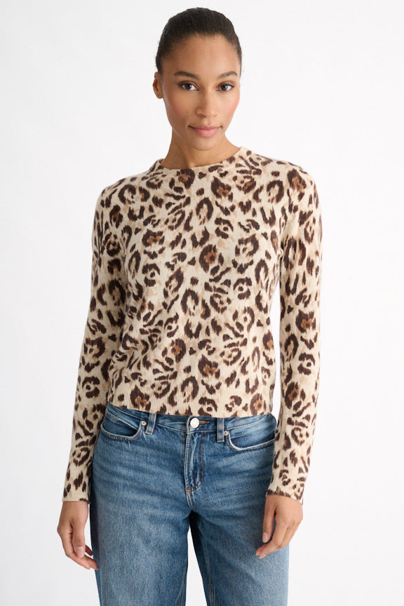 Animal Print Crew