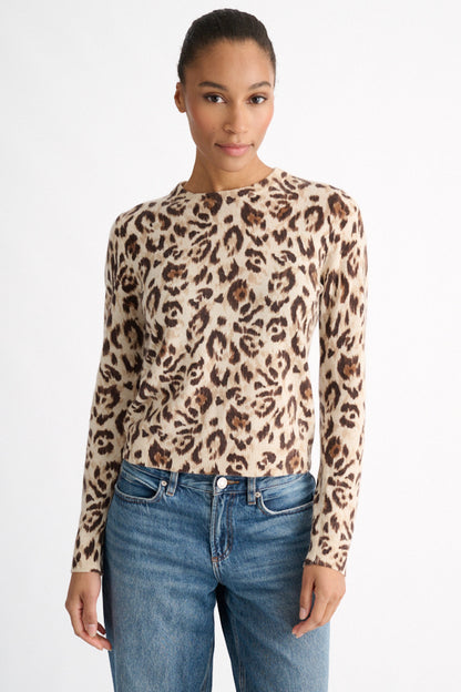 Animal Print Crew