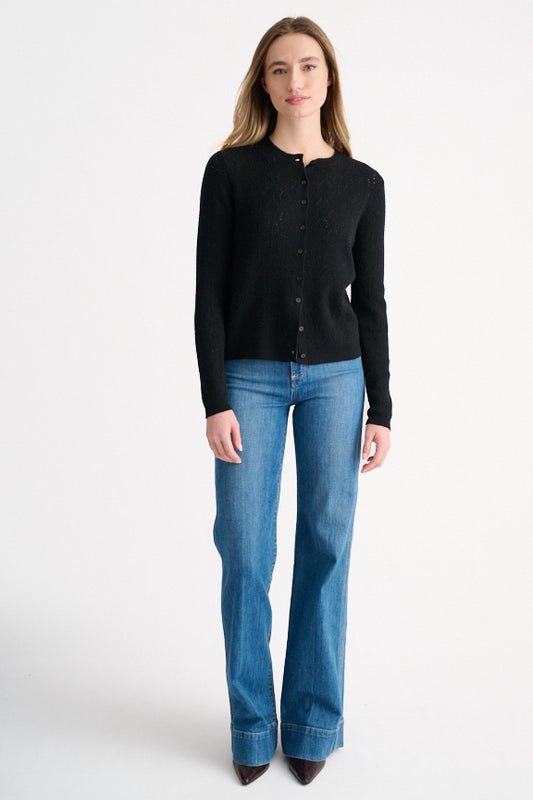 Pointelle Cardigan