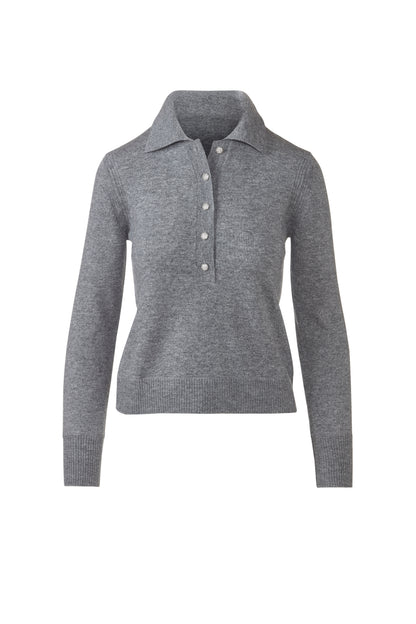 Crystal Button Polo