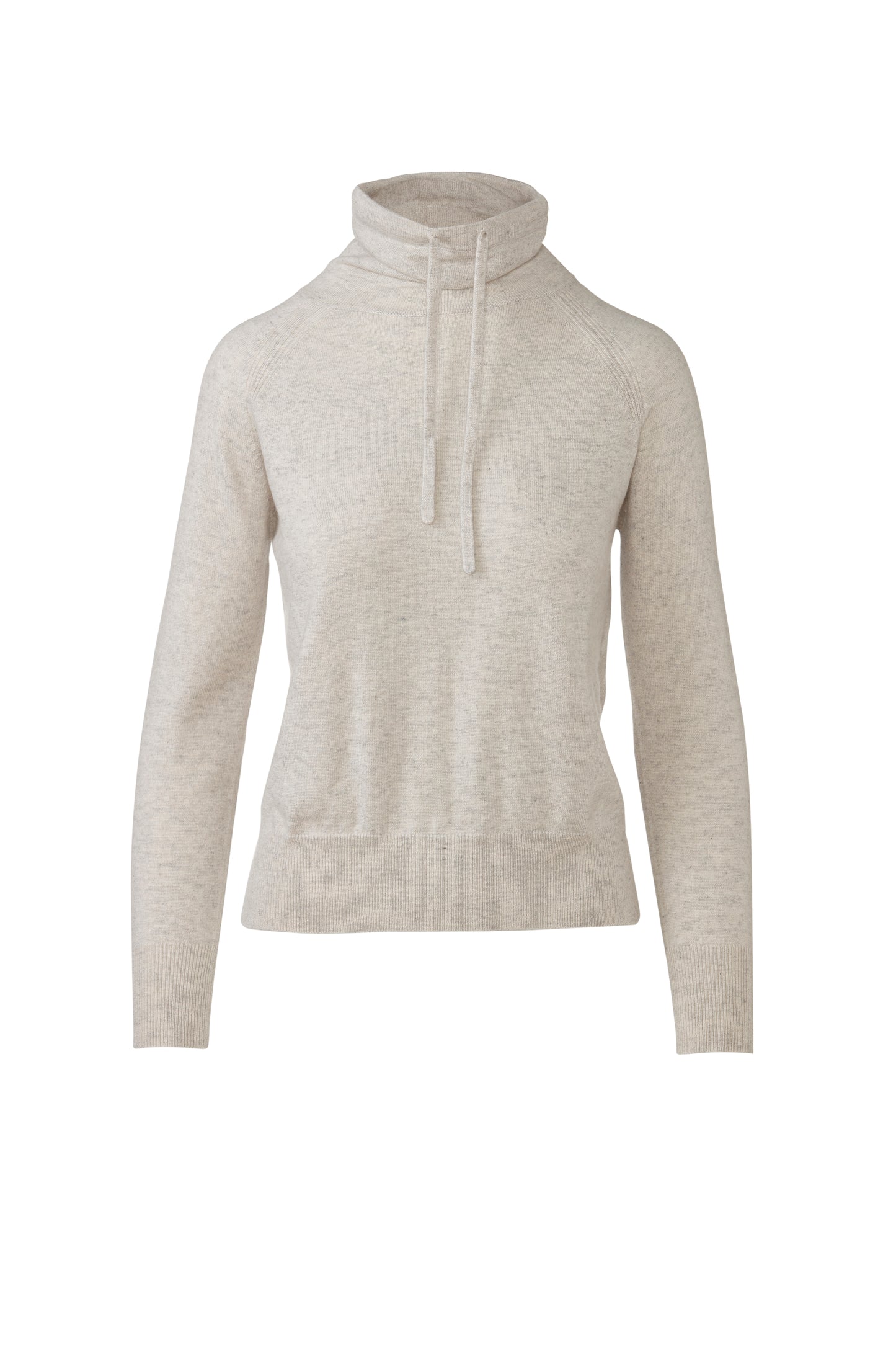 Drawstring Mock Pullover