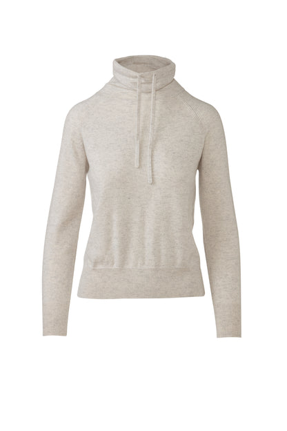 Drawstring Mock Pullover