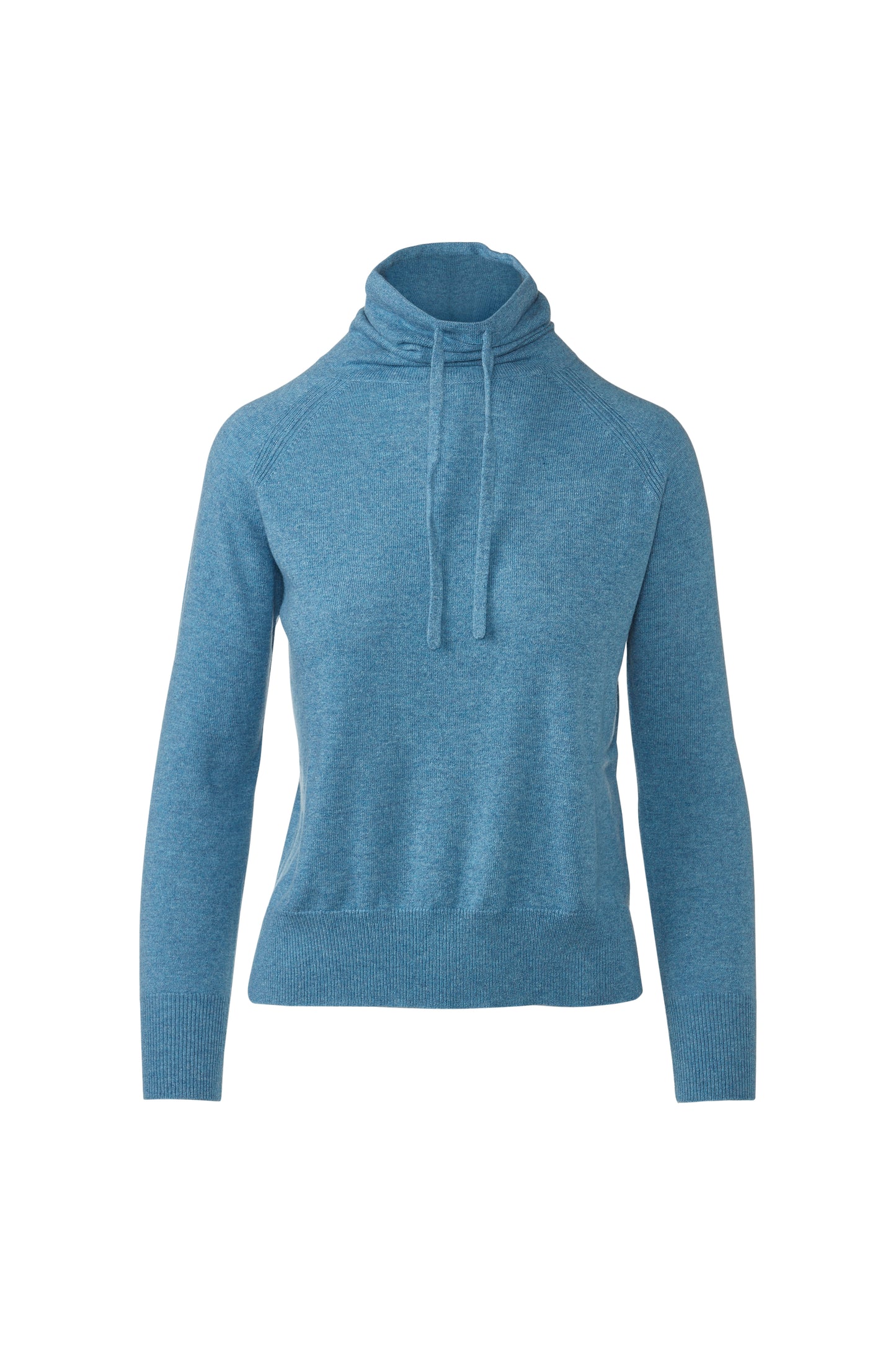Drawstring Mock Pullover