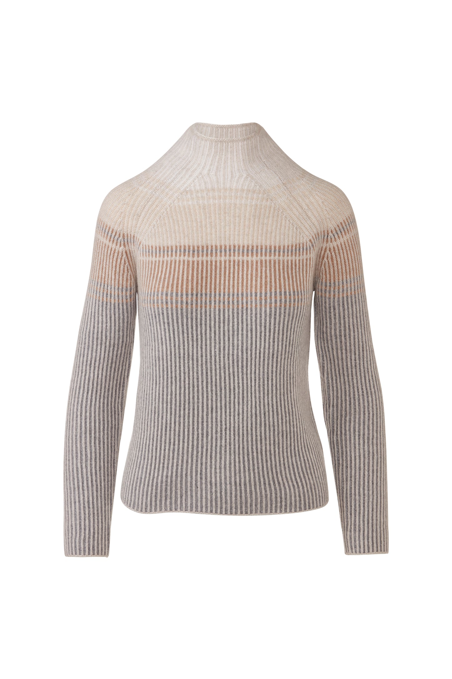 Plaited Rib Colorblock Funnel