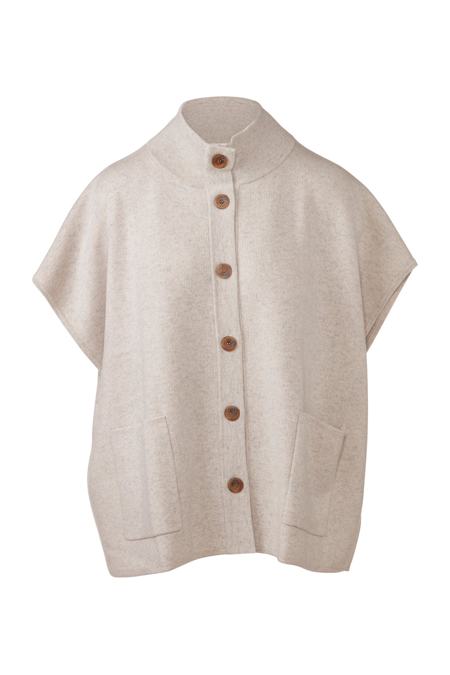 S/L Button Mock Cardigan