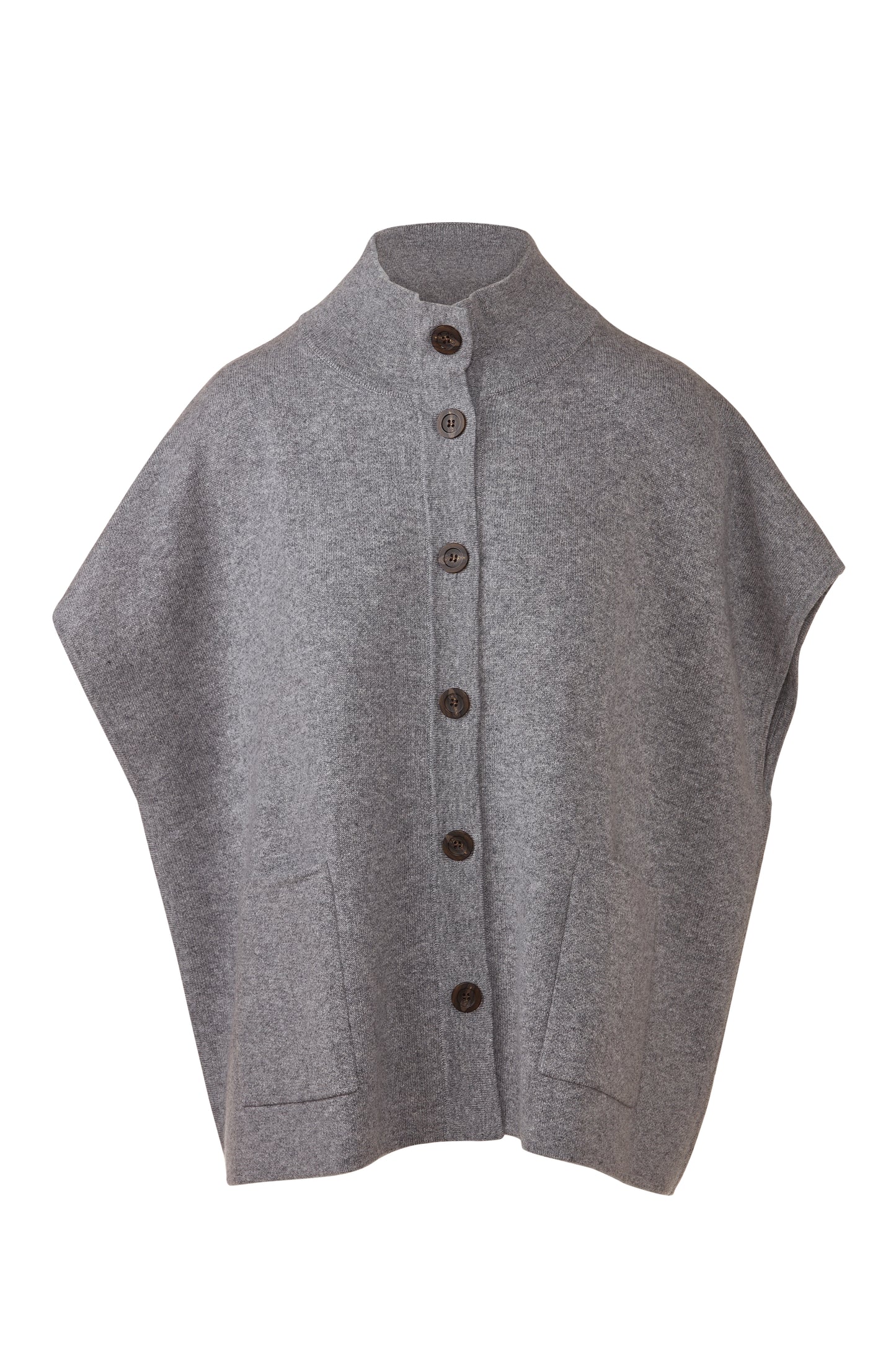 S/L Button Mock Cardigan