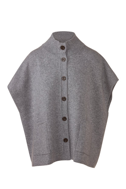S/L Button Mock Cardigan