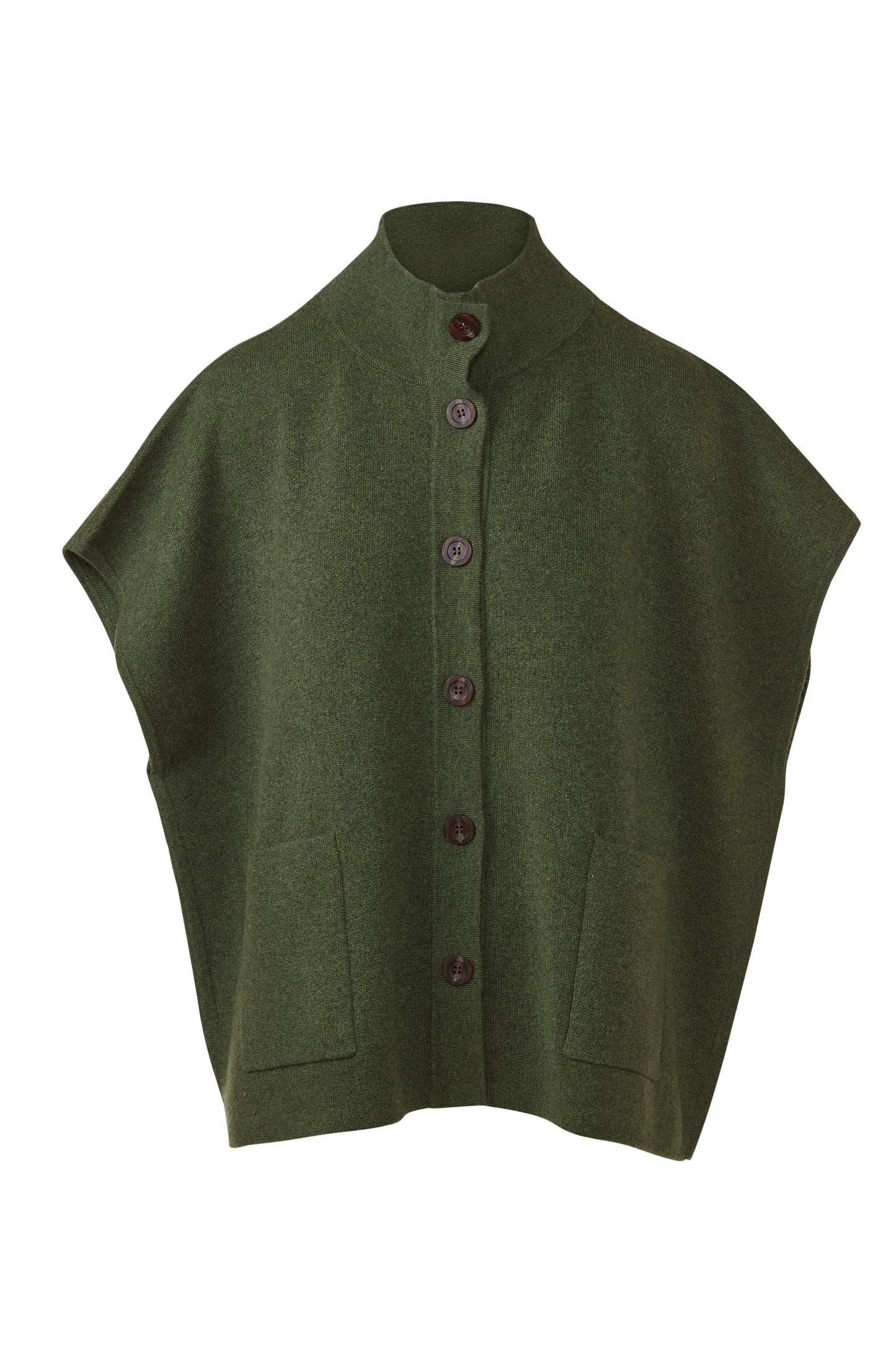 S/L Button Mock Cardigan