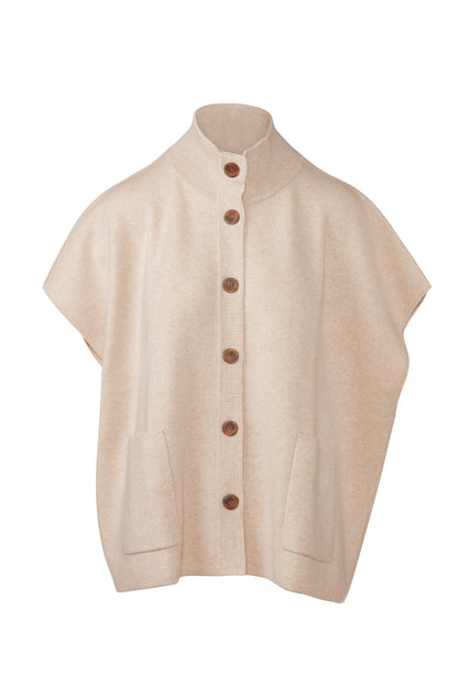 S/L Button Mock Cardigan