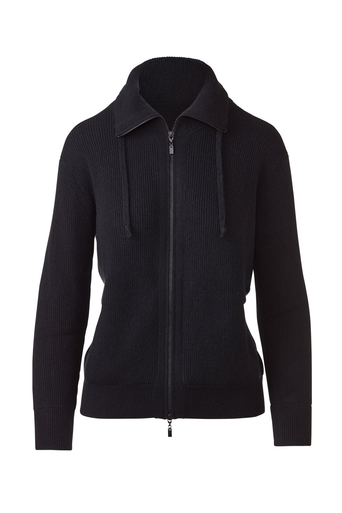 Rib Zip Mock Cardigan