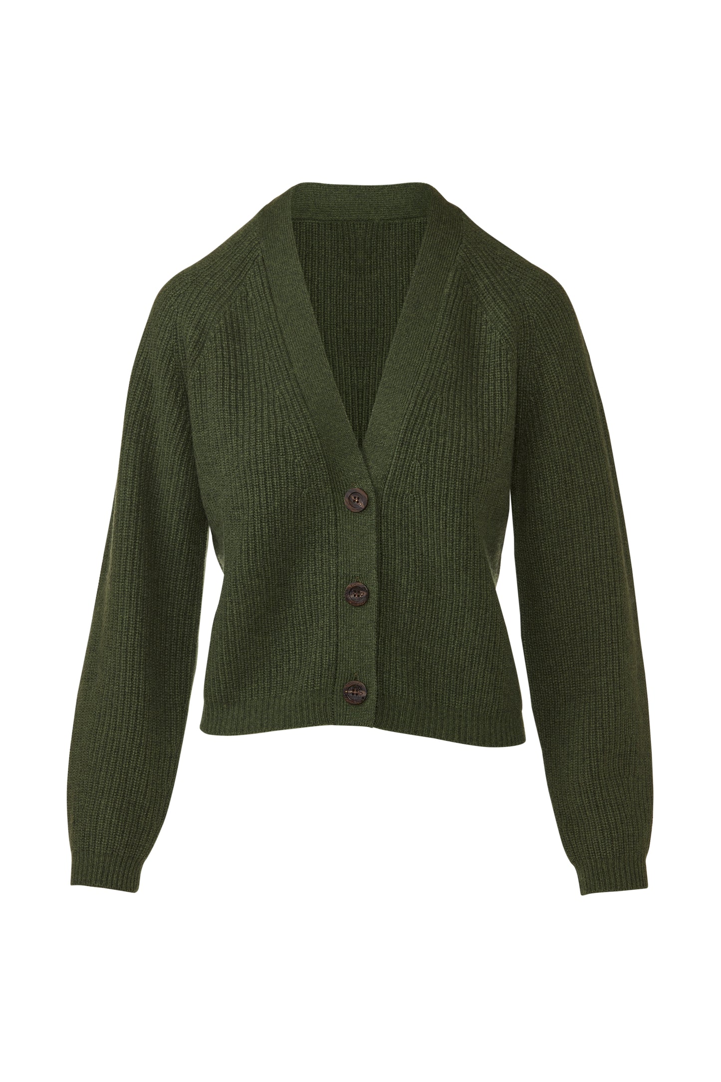 Rib Vee Cardigan