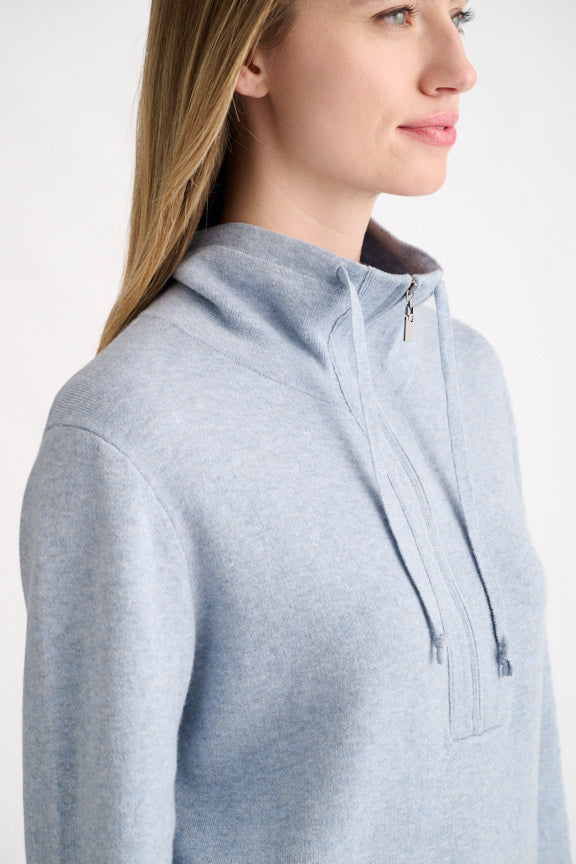 Relaxed Zip Mock Funnel