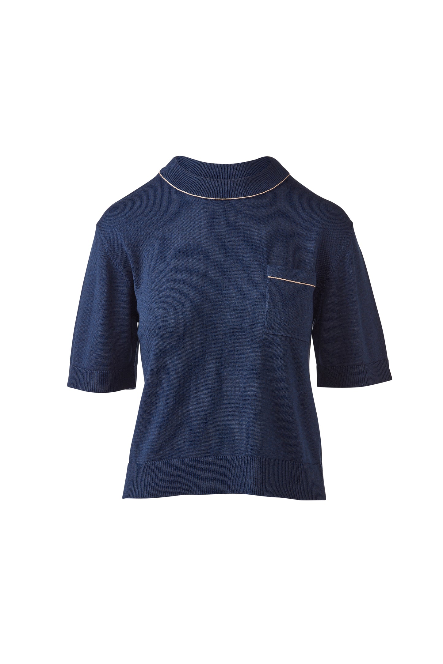 Tipped Short Sleeve Crew