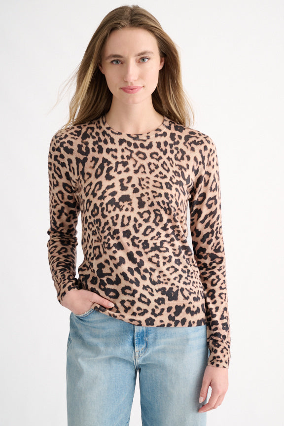 Leopard Print Crew