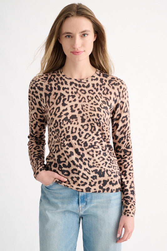 Leopard Print Crew