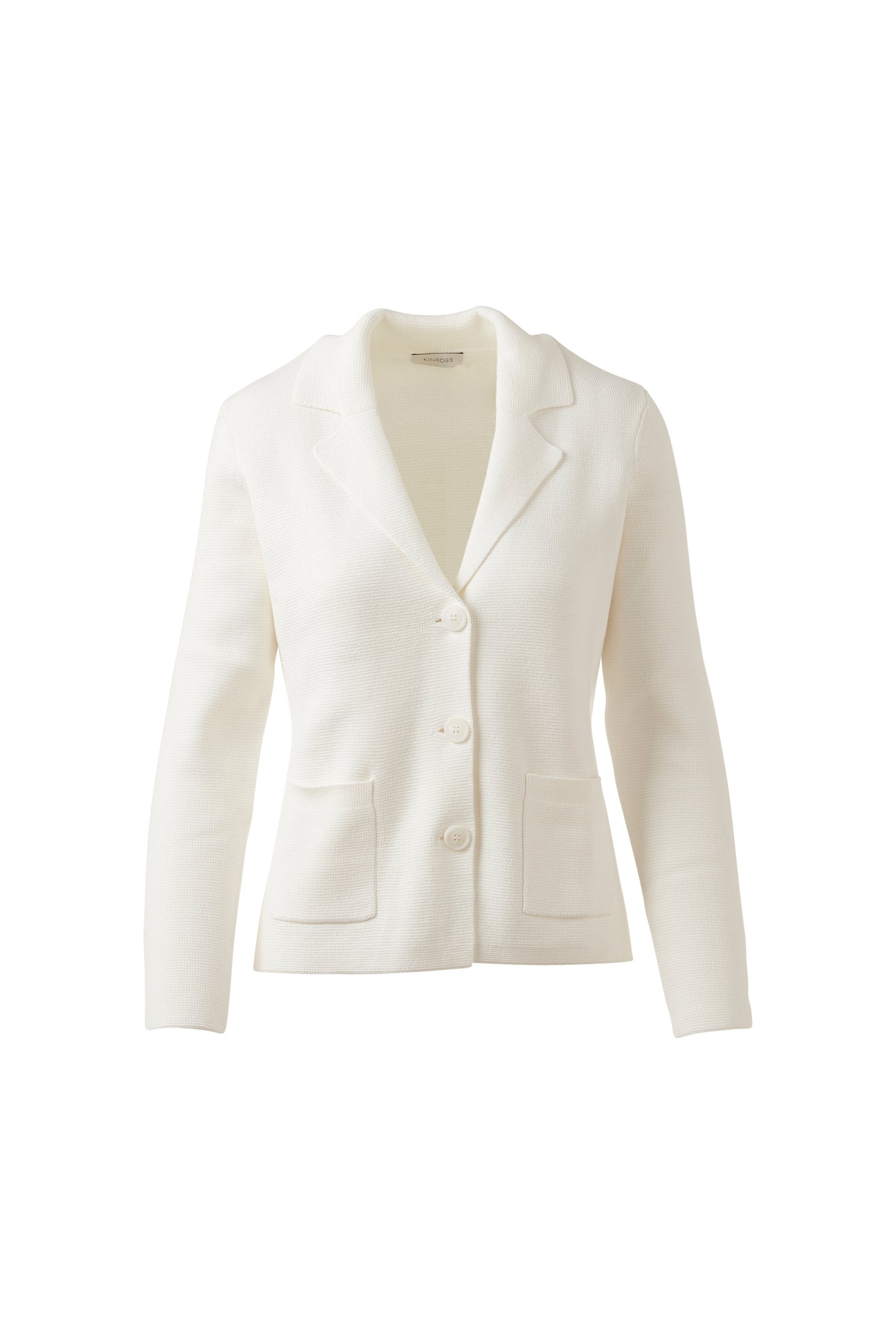 FITTED NOTCH COLLAR CARDIGAN