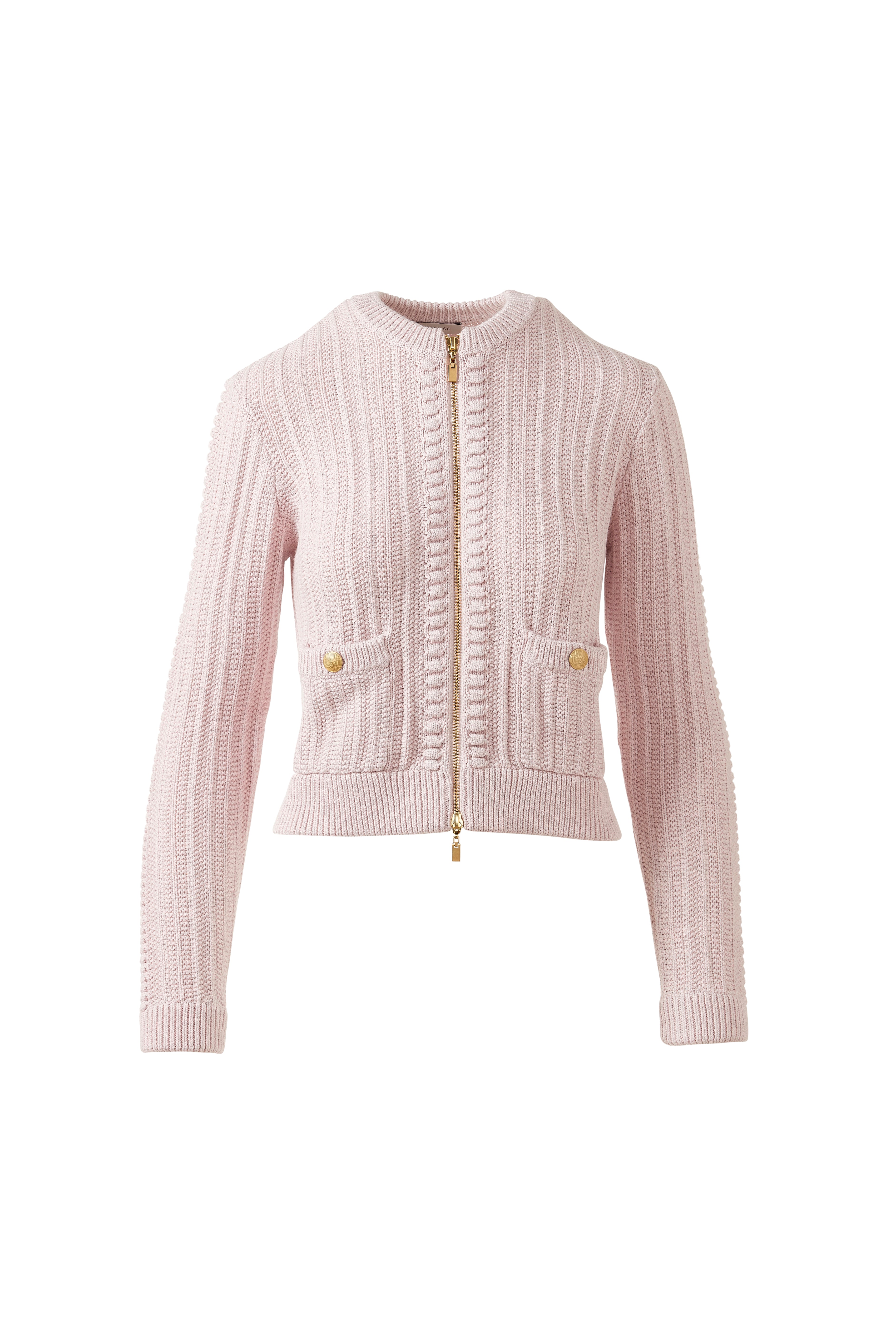 BOBBLE ZIP CARDIGAN – Kinross Cashmere