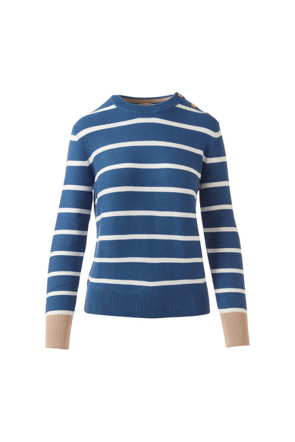 GARTER BUTTON SHOULDER CREW