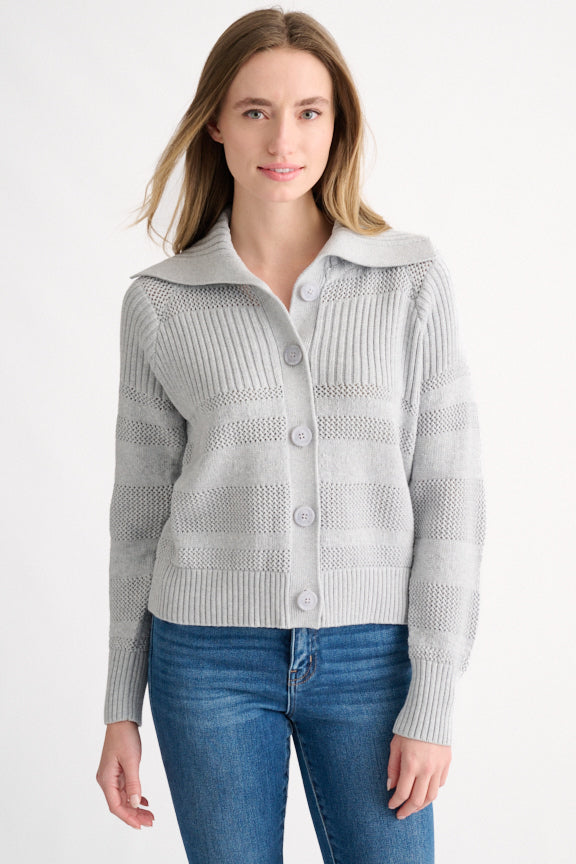 Textured High Street Cardigan