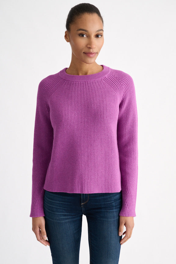 Rib Raglan Crew