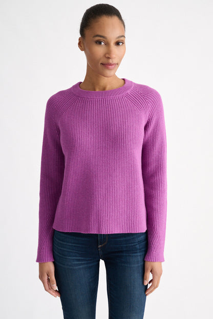 Rib Raglan Crew