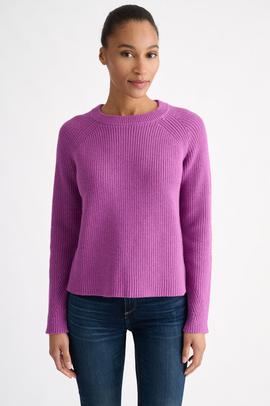 Rib Raglan Crew