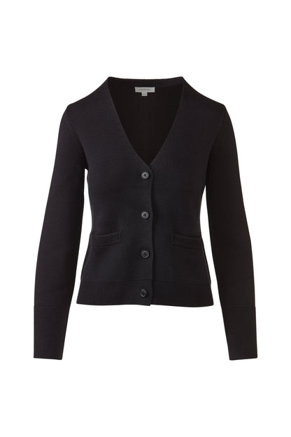 Double Knit Vee Cardigan