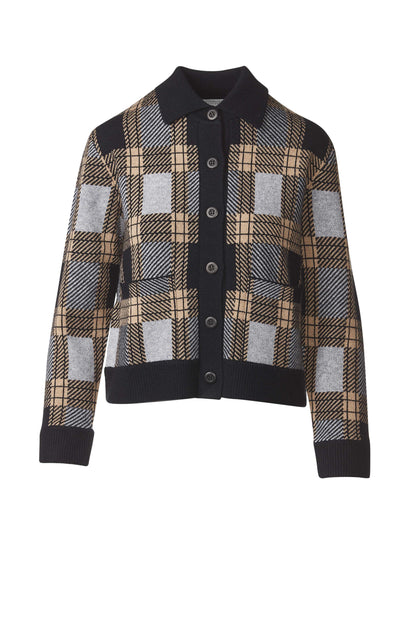 SHORT PLAID SHACKET