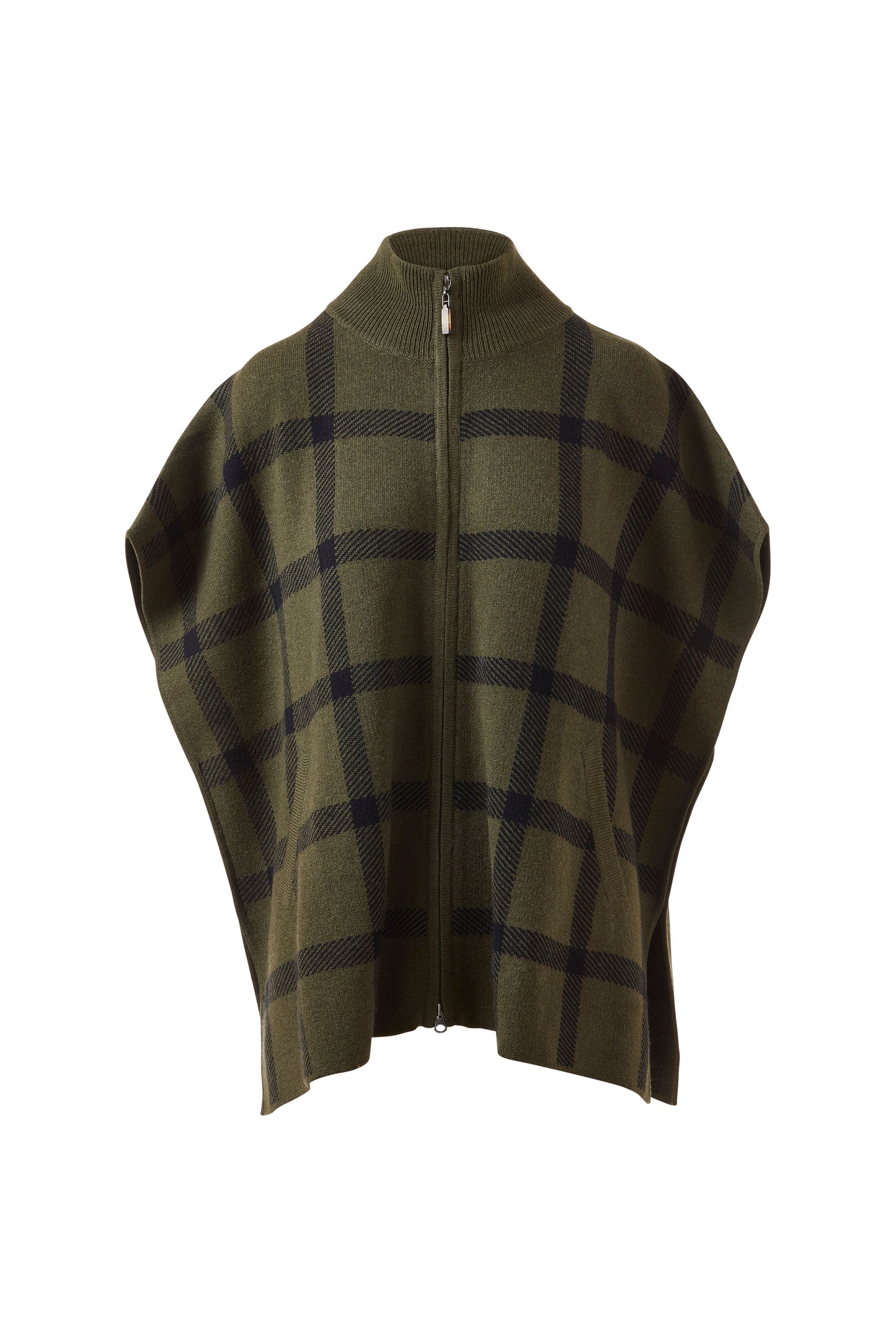 S/L ZIP MOCK CARDIGAN