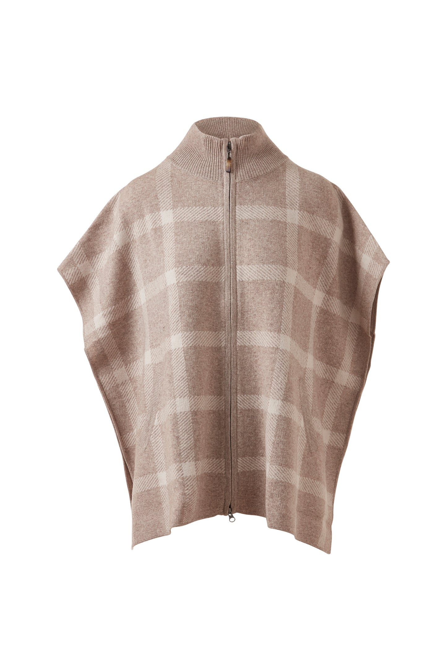 S/L ZIP MOCK CARDIGAN