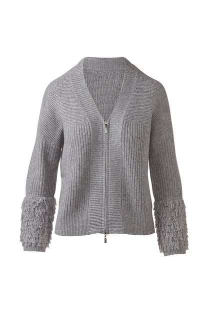 Fringe Sleeve Cardigan