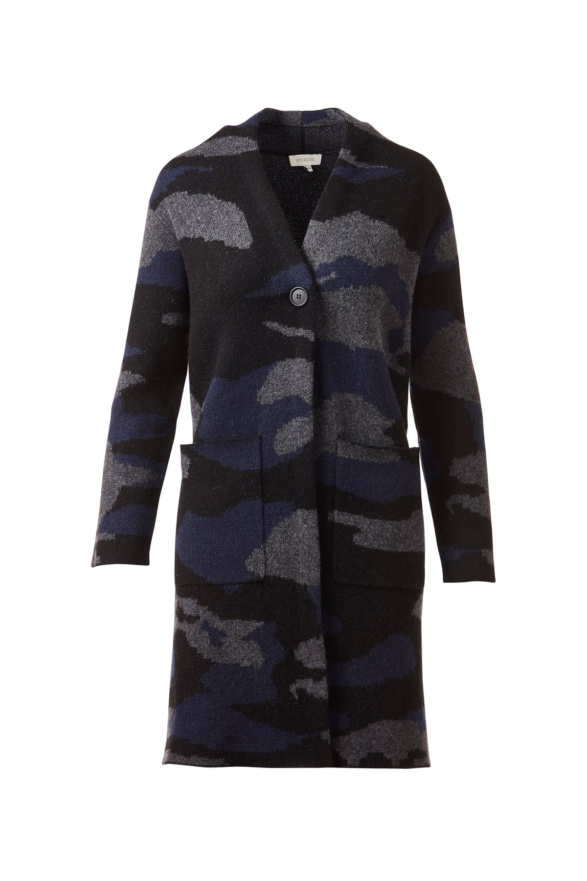 CAMO CARDIGAN – Kinross Cashmere