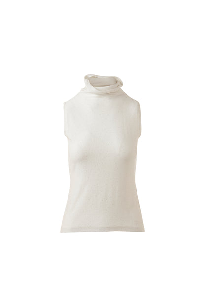 SEQUIN SLEEVELESS FUNNEL