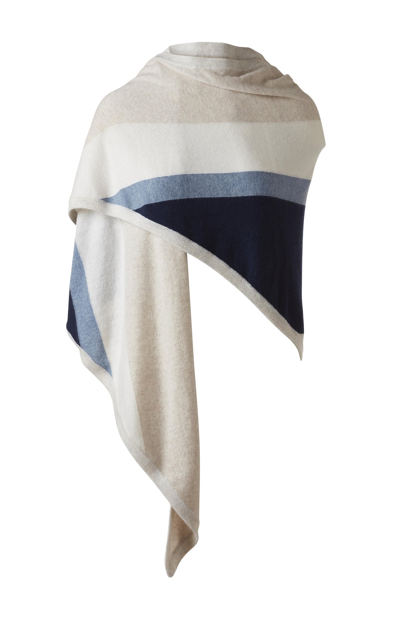 STRIPE TRIANGLE WRAP